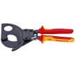 KNIPEX 95 36 280 Kabelschneider (Ratschenprinzip)