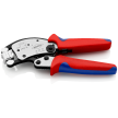 KNIPEX 97 53 18 Twistor®16 Selbsteinstellende Crimpzange für Aderendhülsen mit drehbarem Crimpkopf