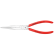 KNIPEX 26 13 200 Flachrundzange mit Schneide (Storchschnabelzange)