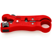 KNIPEX 16 60 06 SB Abisolierwerkzeug für Koaxial- und Datenkabel