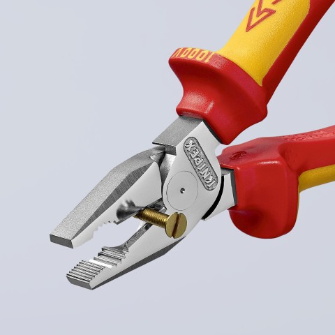 KNIPEX 02 06 180 INSULATED HIGH LEVERAGE COMBINATION PLIERS VDE 1000v Germany 