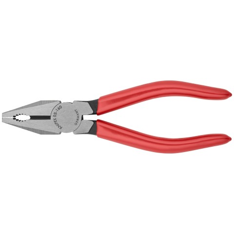 Knipex 0301160 Combination Pliers Black Atramentized Plastic Coated 6 1/4 In Knipex 0301160 Combination Pliers Black Atramentized Plastic Coated 6 1/4 In