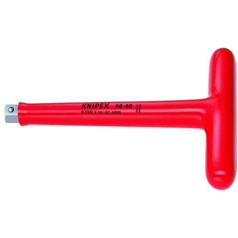 Chuck T Handle Wrench Spring Loaded 1/2" Square 
