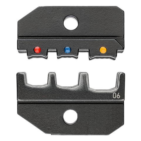 isolierte Kabelschuhe offene 6,3mm Stecker 0,5-6,0mm² KNIPEX Crimpzange f 