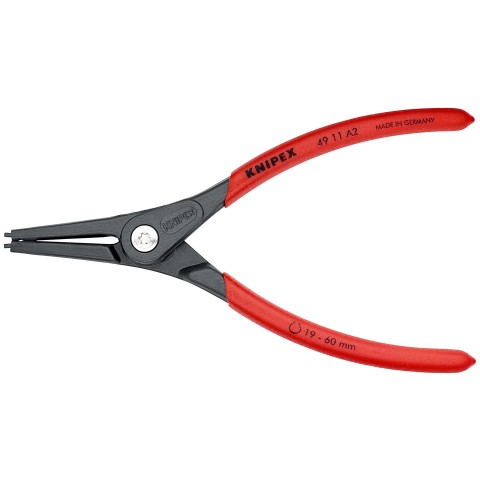 KNIPEX 49 11 A4 Präzisions-Sicherungsringzange für Außenringe auf Wellen