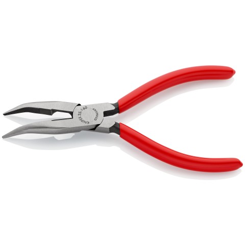 KNIPEX 25 21 160 Flachrundzange mit Schneide (Radiozange)
