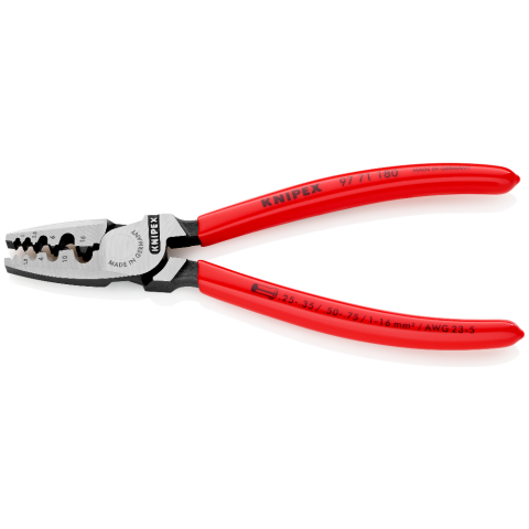 KNIPEX 97 71 180 Crimpzange für Aderendhülsen