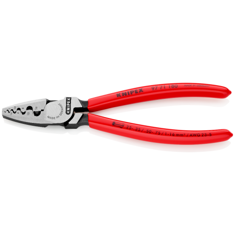 KNIPEX 97 71 180 Crimpzange für Aderendhülsen