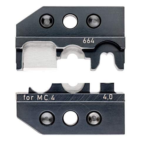 KNIPEX 97 49 66 4 Crimpeinsatz für Solar-Steckverbinder MC4 (Multi-Contact) schneiden - abisolieren - crimpen