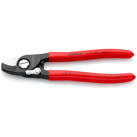 KNIPEX 95 21 165 Kabelschere mit Öffnungsfeder