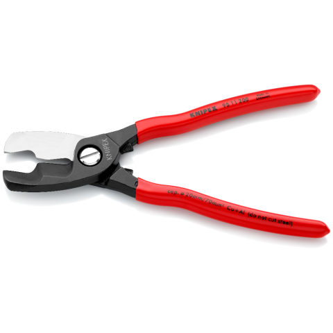 KNIPEX 95 11 200 Kabelschere mit Doppelschneide