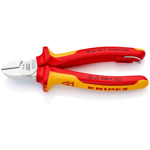 KNIPEX 70 06 160 T Seitenschneider mit Befestigungsöse