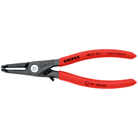 KNIPEX 48 41 J21 Präzisions-Sicherungsringzange für Innenringe in Bohrungen