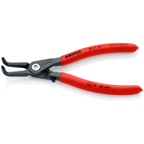 KNIPEX 48 41 J21 Präzisions-Sicherungsringzange für Innenringe in Bohrungen