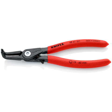 KNIPEX 48 41 J21 Präzisions-Sicherungsringzange für Innenringe in Bohrungen