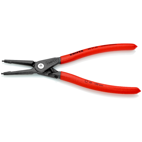 KNIPEX 48 31 J3 Präzisions-Sicherungsringzange für Innenringe in Bohrungen mit Überdehnungsschutz