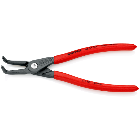 KNIPEX 48 21 J31 Präzisions-Sicherungsringzange für Innenringe in Bohrungen