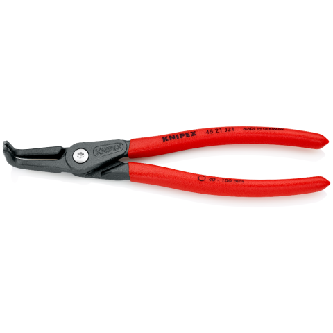 KNIPEX 48 21 J31 Präzisions-Sicherungsringzange für Innenringe in Bohrungen