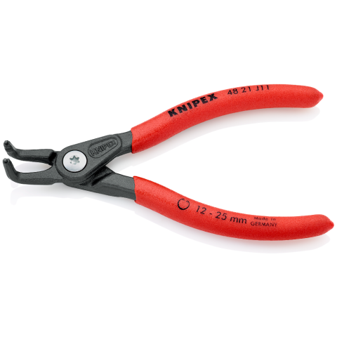 KNIPEX 48 21 J11 Präzisions-Sicherungsringzange für Innenringe in Bohrungen