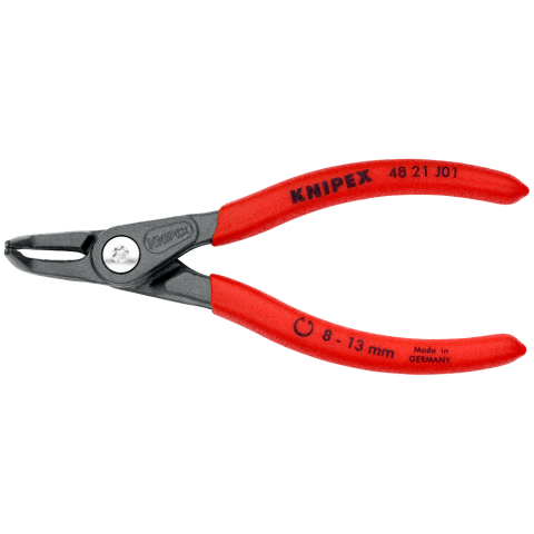 KNIPEX 48 21 J01 Präzisions-Sicherungsringzange für Innenringe in Bohrungen