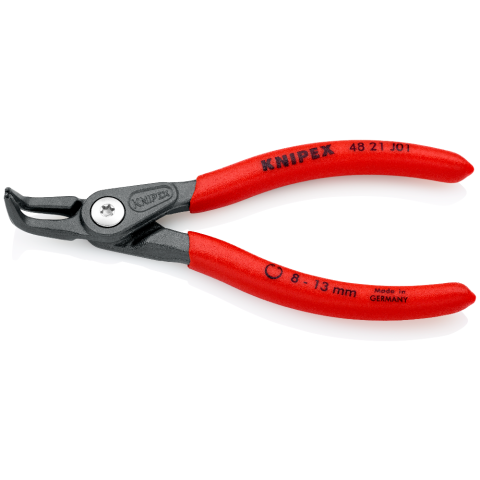 KNIPEX 48 21 J01 Präzisions-Sicherungsringzange für Innenringe in Bohrungen