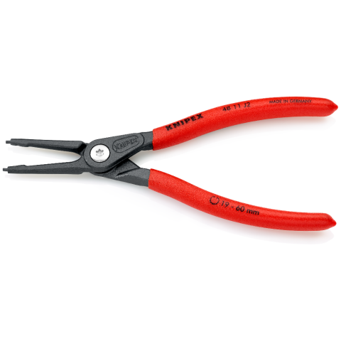 KNIPEX 48 11 J2 Präzisions-Sicherungsringzange für Innenringe in Bohrungen