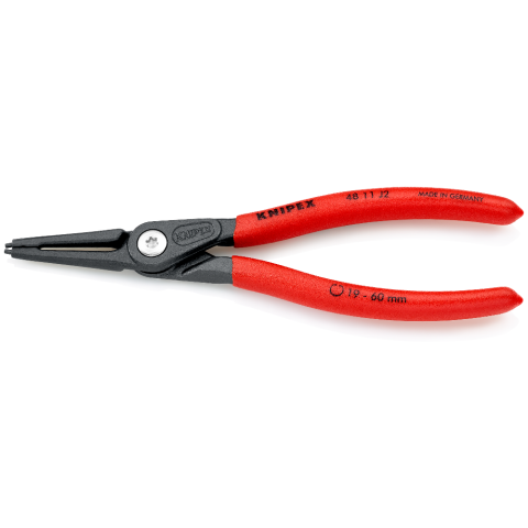 KNIPEX 48 11 J4 Präzisions-Sicherungsringzange für Innenringe in Bohrungen