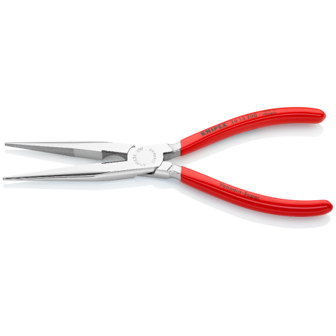 KNIPEX 26 13 200 Flachrundzange mit Schneide (Storchschnabelzange)