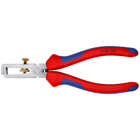 KNIPEX 11 05 160 Abisolierzange mit Öffnungsfeder, universal
