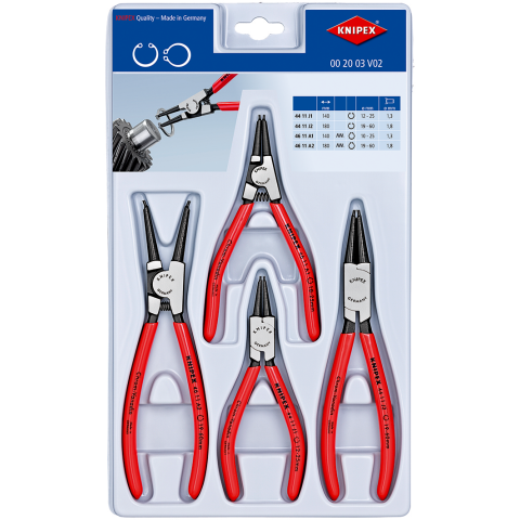 Zangen-Sets, in Schaumstoffeinlage | Products | KNIPEX