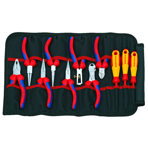 KNIPEX 00 19 41 Werkzeug-Rolltasche 11-teilig