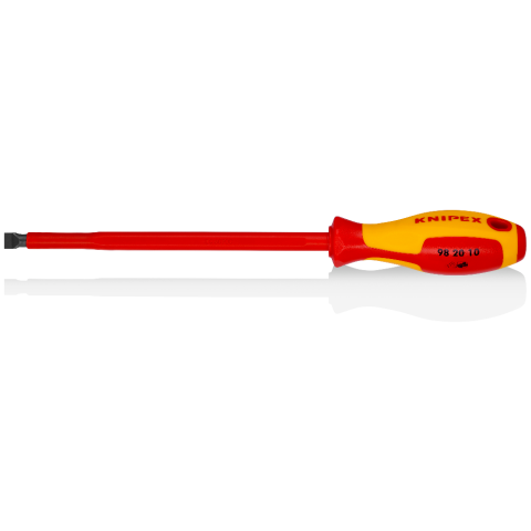 KNIPEX 98 20 10 Schraubendreher für Schlitzschrauben