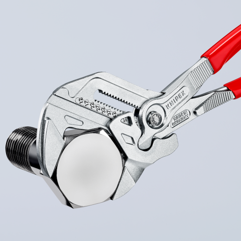Knipex Zangenschlüssel Schlüsselweite 1 3/8 180mm - 86 03 180 - Zange und  Schraubenschlüssel in einem Werkzeug