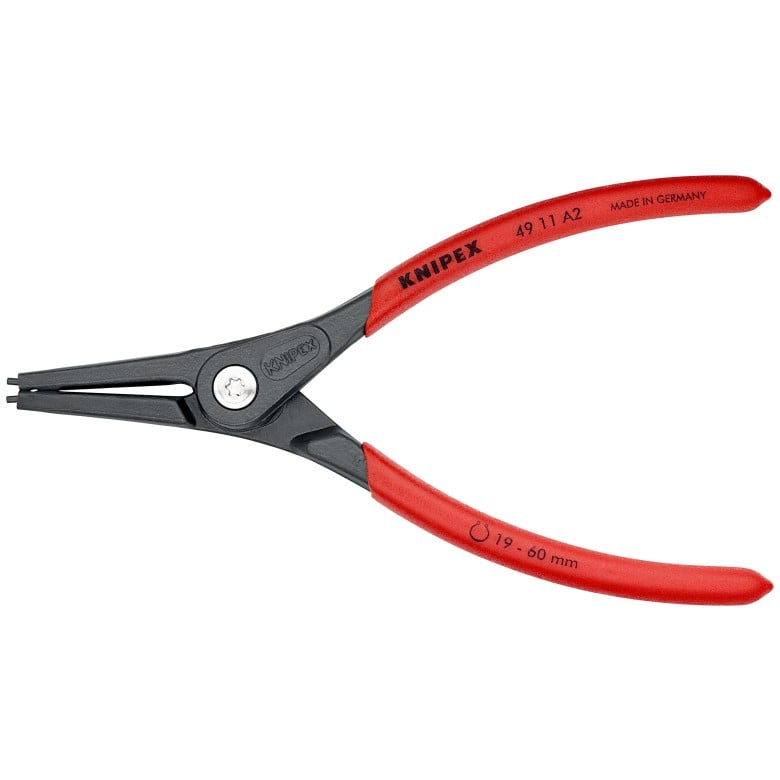 KNIPEX 49 11 A4 Präzisions-Sicherungsringzange für Außenringe auf Wellen