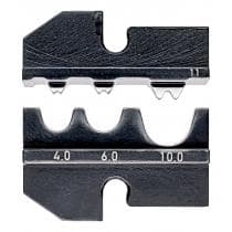 KNIPEX 97 49 11 Crimpeinsatz für unisolierte Quetsch-, Rohr- und Presskabelschuhe nach DIN 46234 und DIN 46235 sowie unisolierte Quetsch-, Stoß- und Pressverbinder nach DIN 46341 und DIN 46267